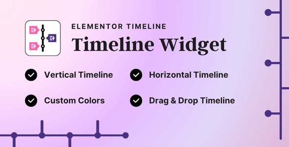 Elementor Timeline Widget